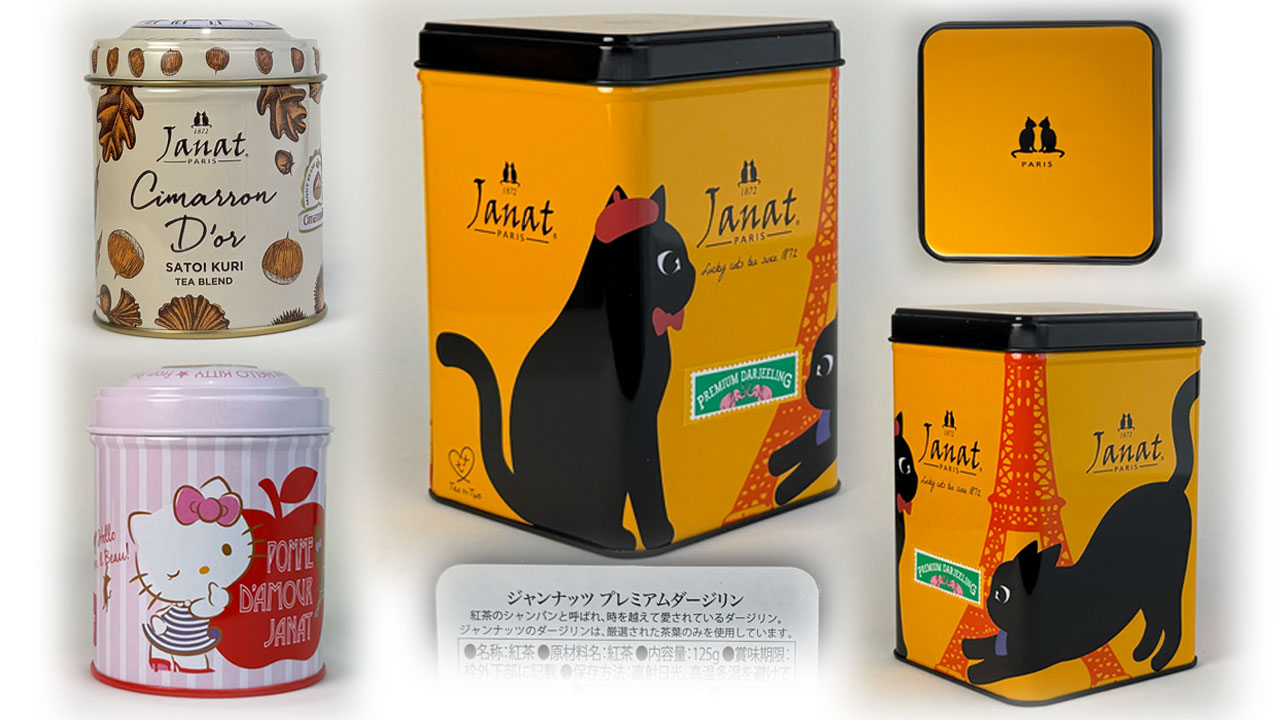 Janat ジャンナッツ 紅茶缶