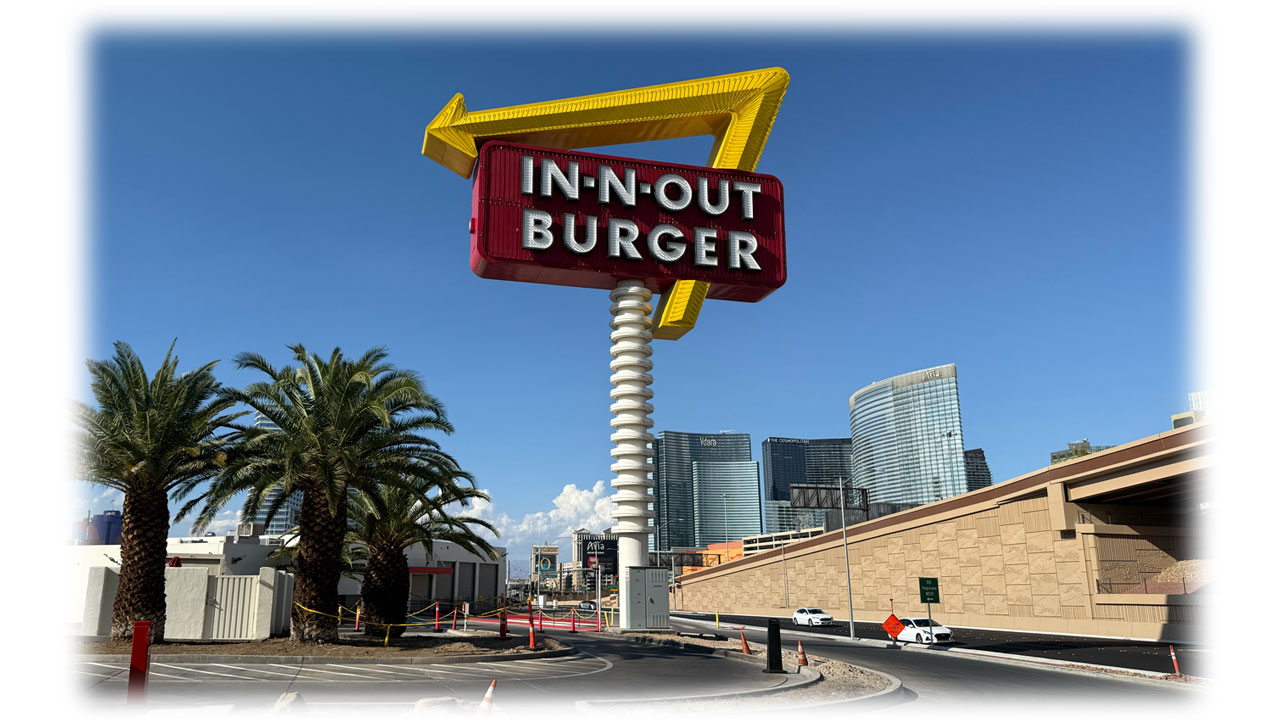 IN-N-OUTの看板