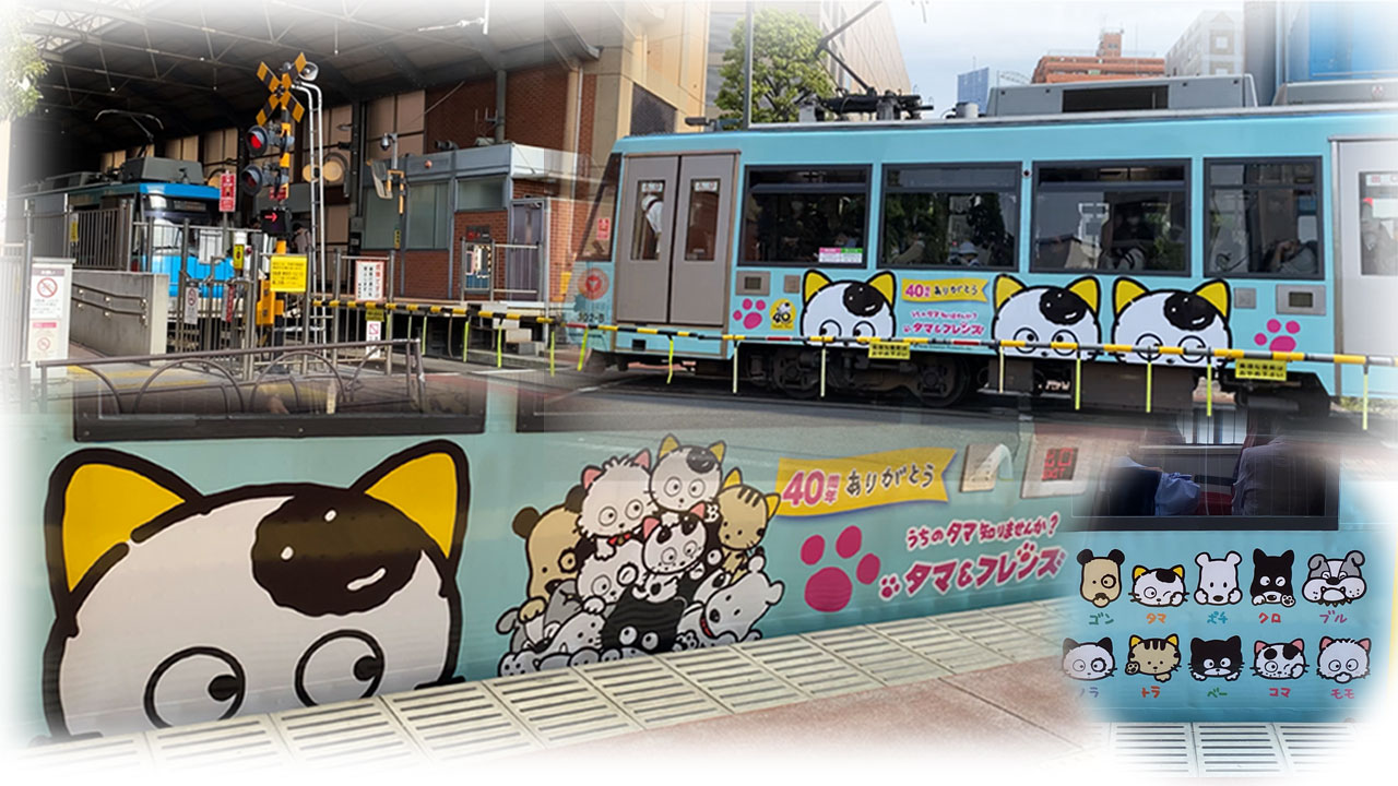 タマ＆フレンズラッピング車両