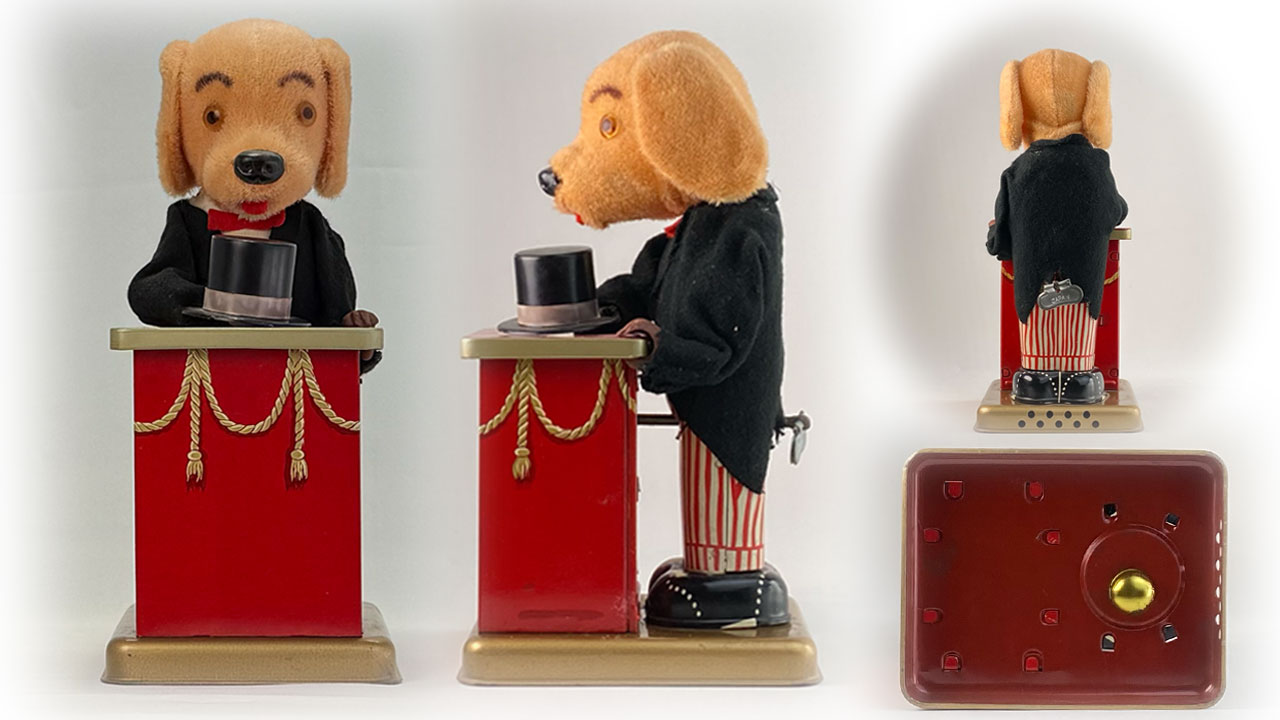 犬のマジシャン Wind Up Toy
